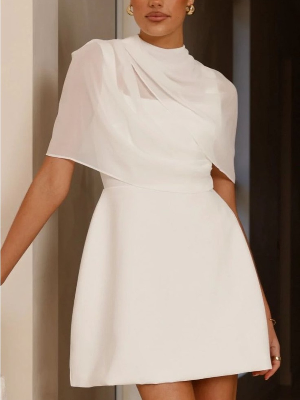 Billy J Zahni Mini Dress - White | Size 4